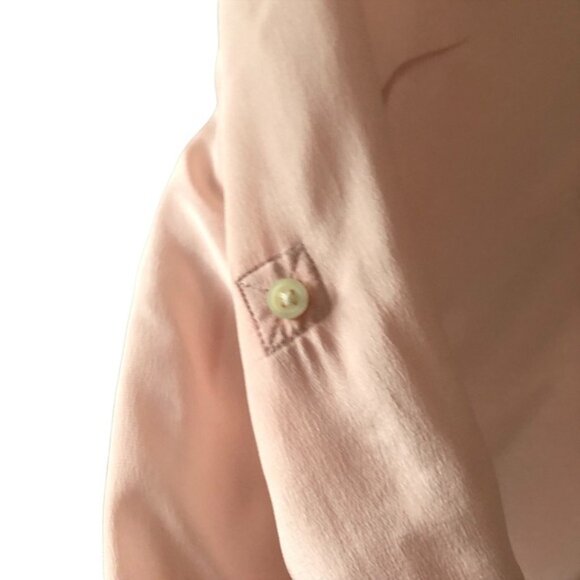 BANANA REPUBLIC Silk Pink Blouse XSmall - Picture 7 of 16